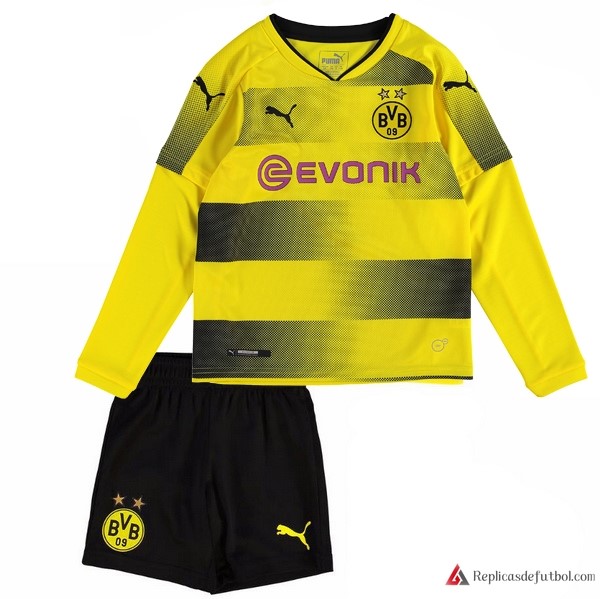 Camiseta Borussia Dortmund Primera equipación ML Niño 2017-2018